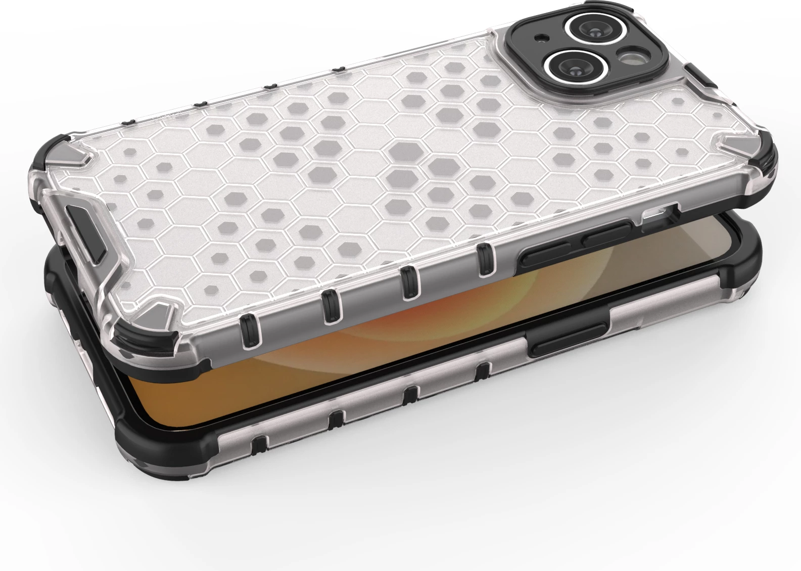 Mbështjellës Hurtel Honeycomb për iPhone 14, Blu