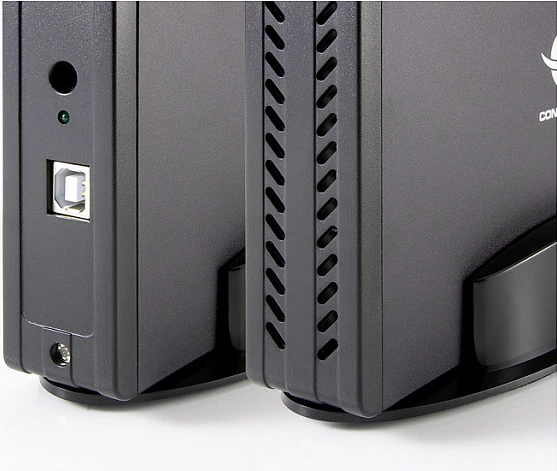 Kasë e jashtme për HDD Conceptronic 3.5" SATA, USB-A 2.0, me adapter rryme, e zezë