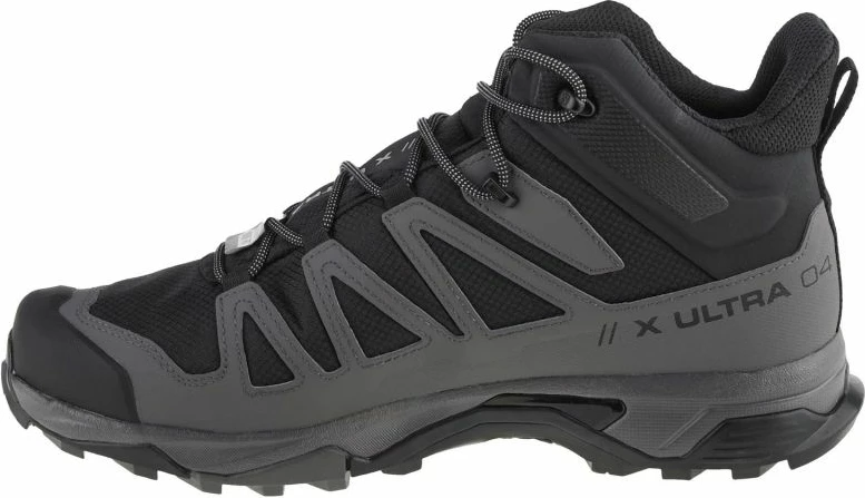 Atlete për meshkuj Salomon X Ultra 4 Mid Wide GTX, të zeza dhe gri [Madhësia: 42 2/3]