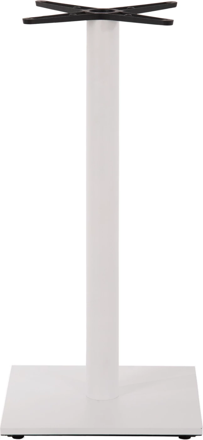 Baza për tavolinë bar, lartësi mesatare, metal mat i bardhë, FH474.02, 45x45x94H cm