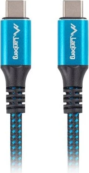 Kabllo Lanberg USB-C, 0.5 m, e kaltër