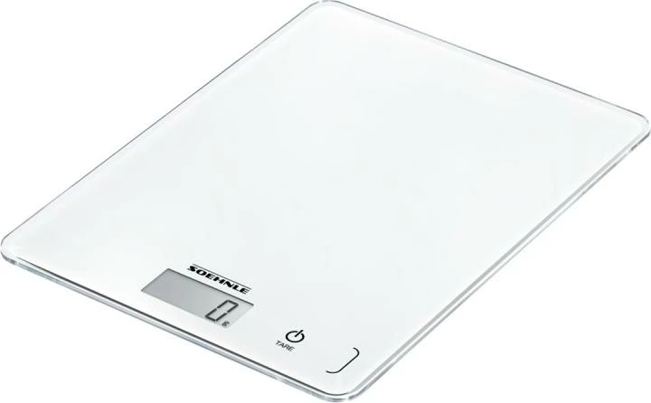 Peshore kuzhine, Soehnle, Page Compact 300 (61501), digjitale, e hollë, e bardhë