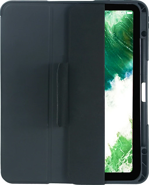 Mbështjellës për tablet DEQSTER Rugged #RT2, për iPad Air 13" (M2) 2024, folio me stand dhe mbajtëse lapsi, i zi