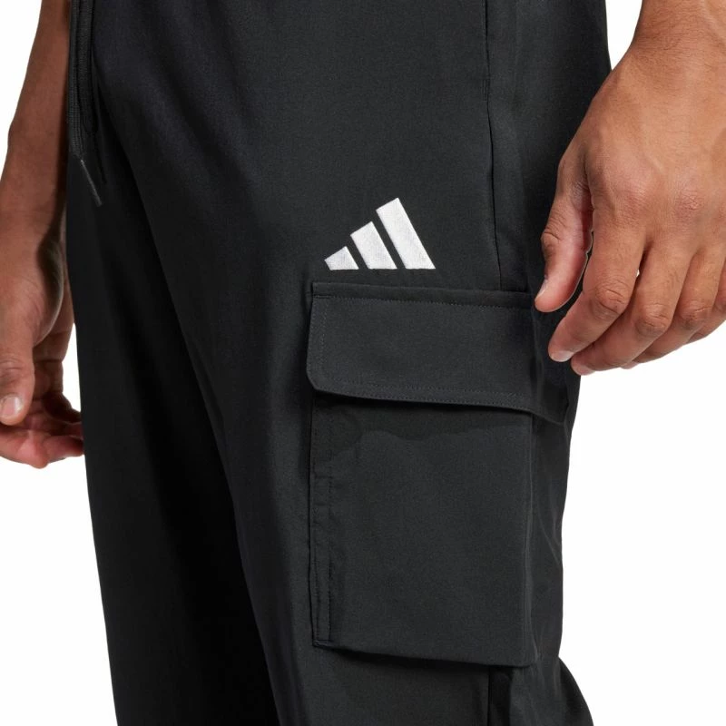 Pantallona cargo adidas meshkuj, të zeza