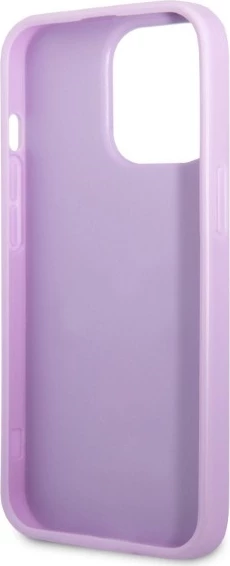 Mbështjellës Guess GUHCP13XPS4MU për iPhone 13 Pro Max 6.7", Saffiano 4G Small Metal Logo, vjollcë