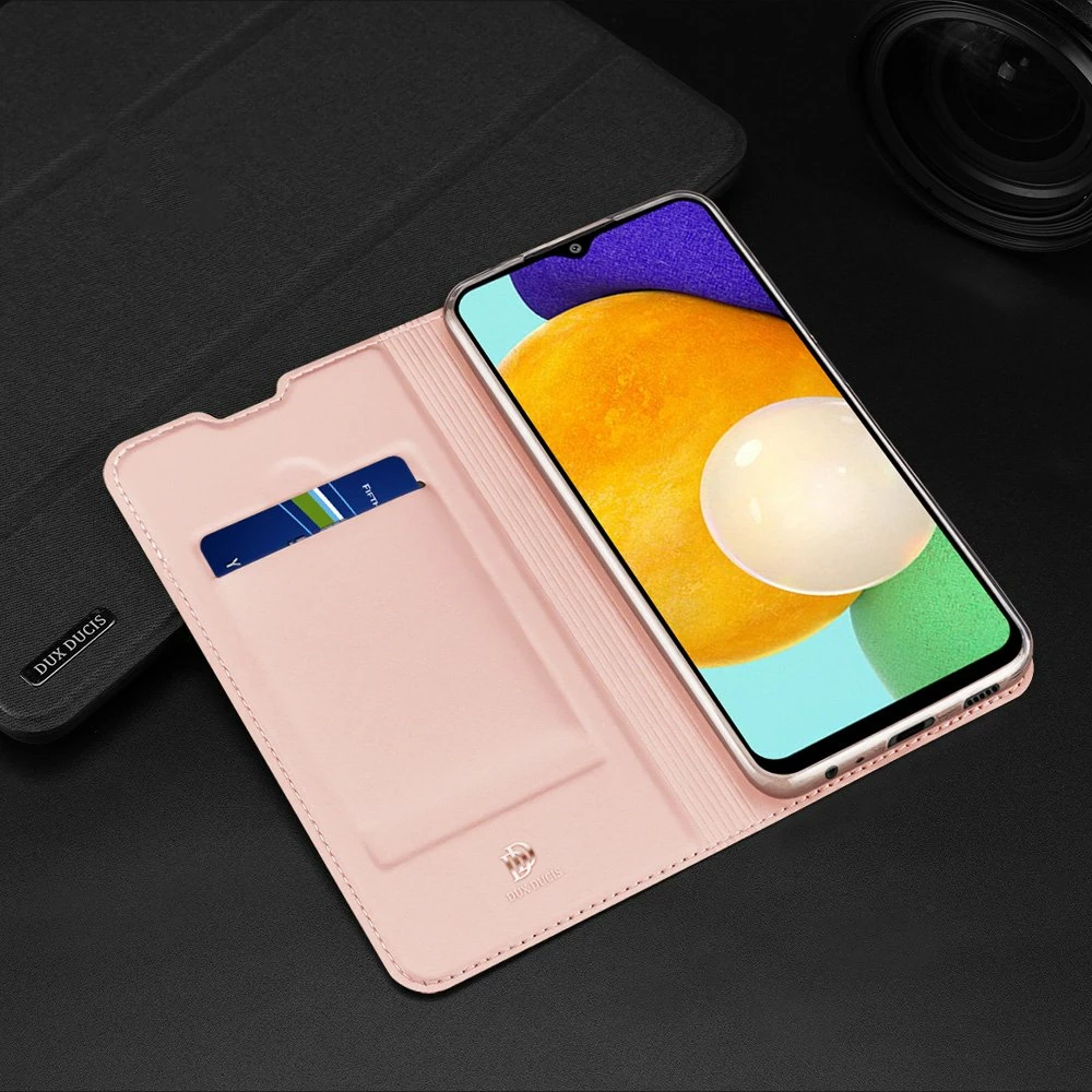 Mbështjellës Dux Ducis Skin Pro Bookcase për Samsung Galaxy A03s, Blu