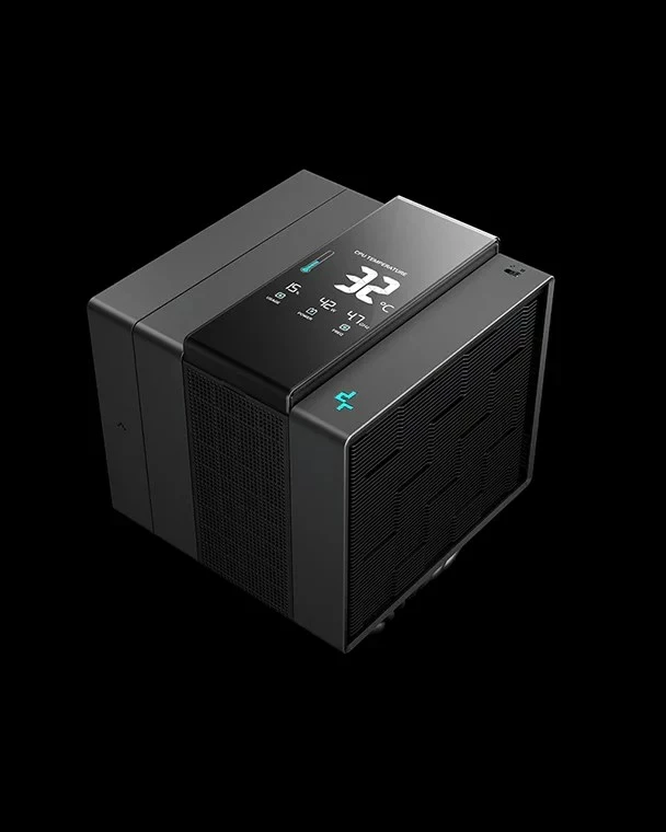 Kasë ftohëse DeepCool ASSASSIN IV VC VISION, për procesor, 2 ventilatorë 140 mm, e zezë