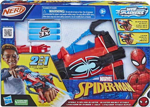 Nerf Marvel Spider-Man - Strike 'N Splash 2-in-1 Blaster