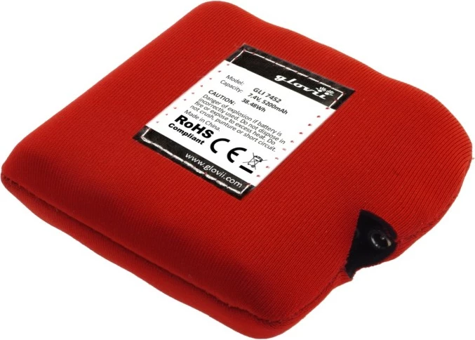 jakne e ngrohur për femra Glovii GTFB, bateri 5200mAh, madhësi L, e zezë, set me karikues