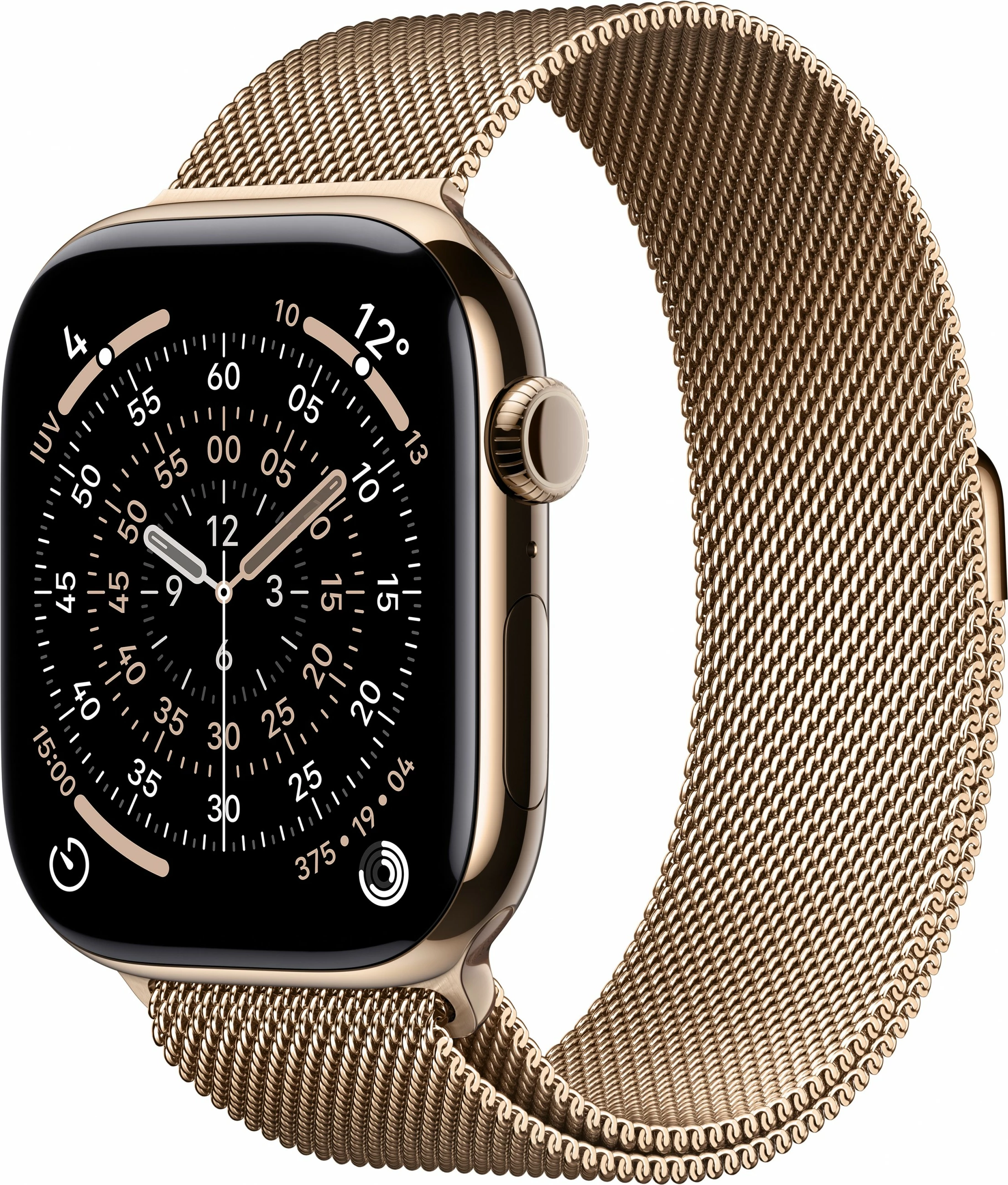 Smartwatch Apple Watch S11 Titan Gold Cellular 46mm Milanaise gold