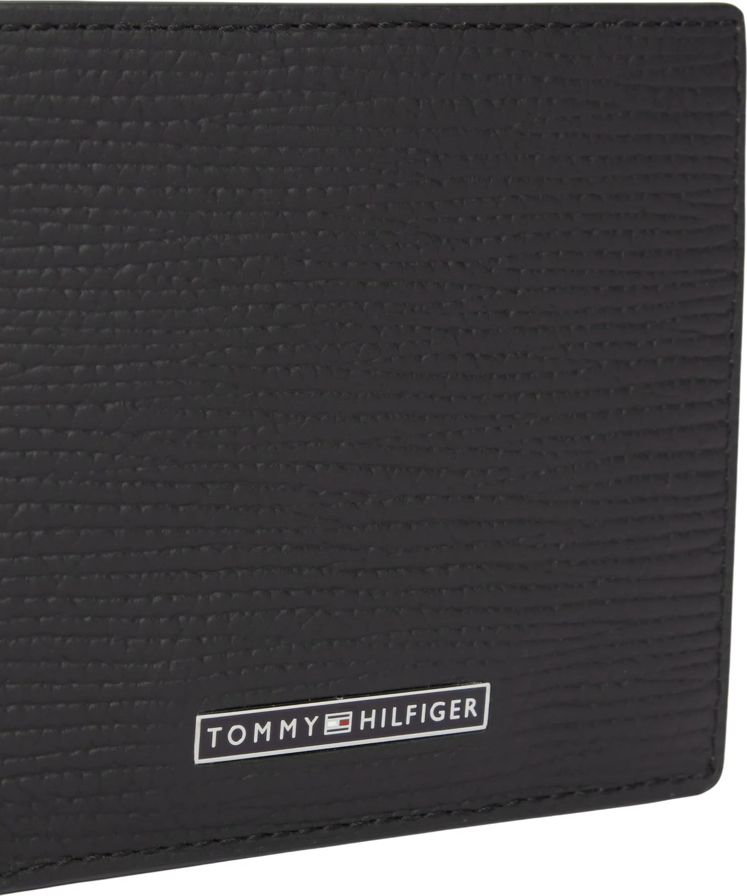 Portofol për meshkuj Tommy Hilfiger TH Business Saffi Mini CC AM0AM14785, i zi