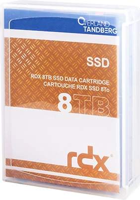 kasetë RDX, Tandberg Data, 8887-RDX, SSD 8TB, e zezë/portokalli