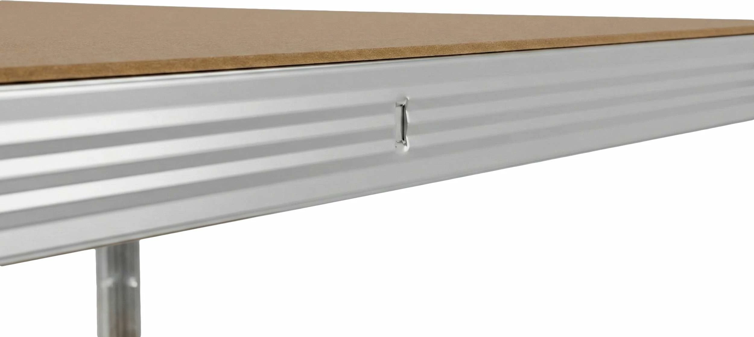 Raft këndi pune PROLINE 62040, 5 rafte MDF, 180x90x90 cm, 175 kg/raft, argjendtë galvanizuar