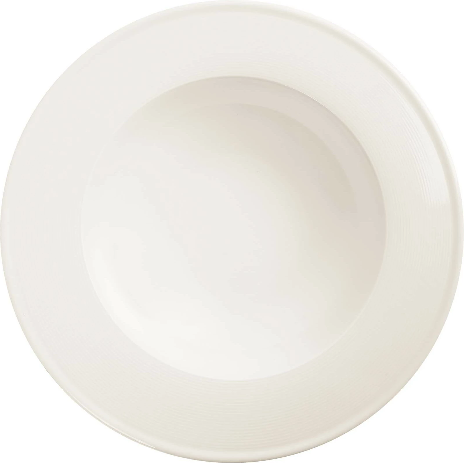 Pjatë e thellë Porland Line 25 cm, krem, set 6 copë