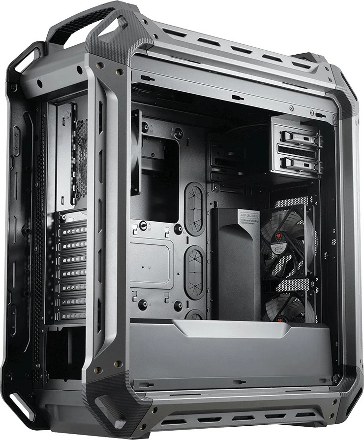 Kasë Cougar Panzer Max midi tower, e zezë