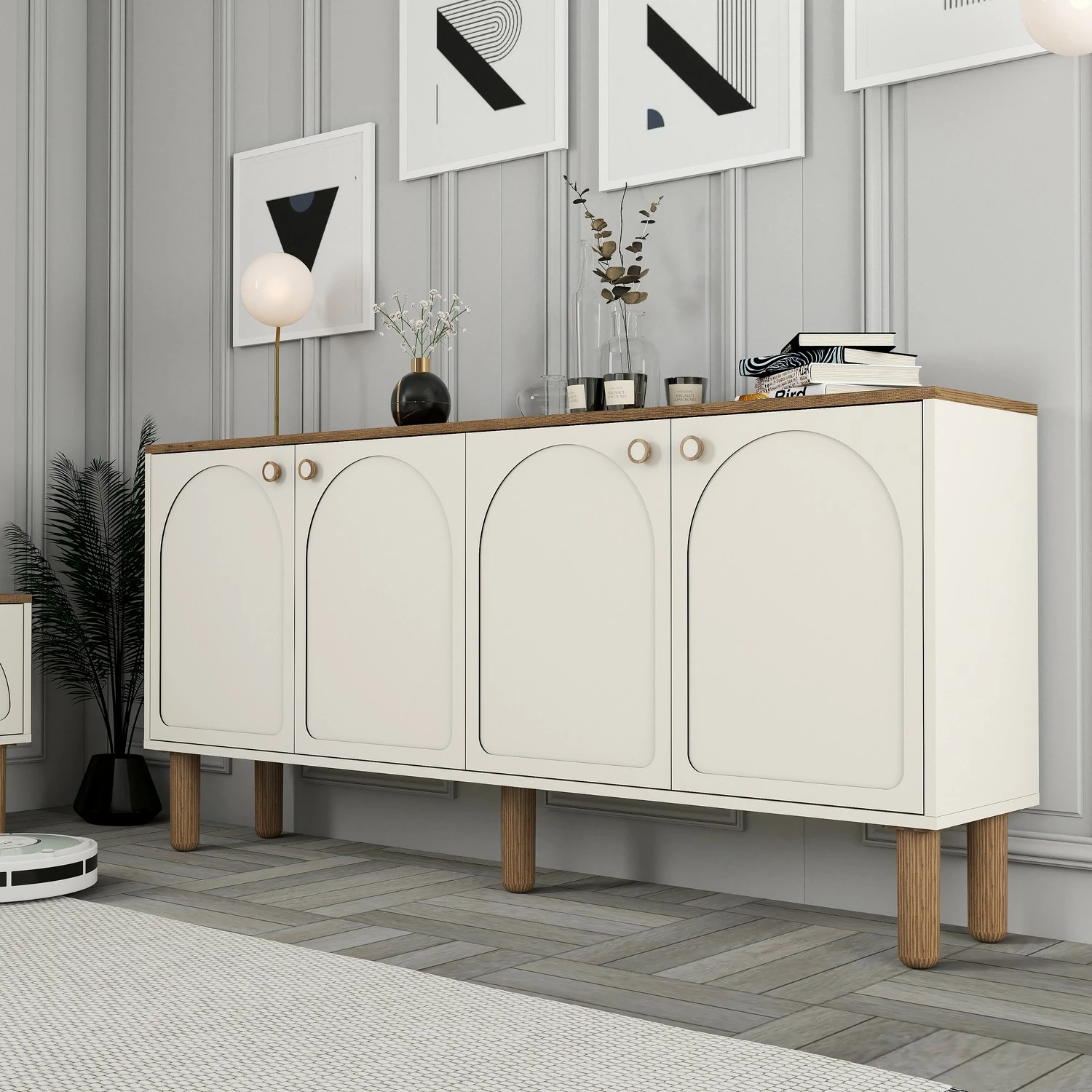 Konsol krem Skye Decor, Bohem 849