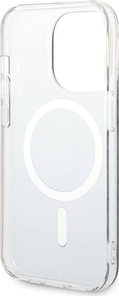 Mbështjellës Guess 4G MagSafe për iPhone 15 Pro, i zi
