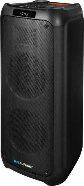 Altoparlant kolonë Blaupunkt PB10DB, 80 W RMS, Bluetooth, karaoke me 2 mikrofonë, USB/microSD, FM, i zi, set 1 copë