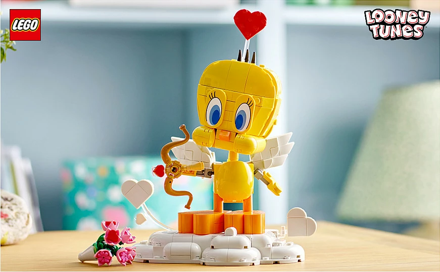 Set ndërtimi LEGO Iconic Sweetheart Tweety Bird 40824, 412 pjesë, 12+, shumëngjyrësh