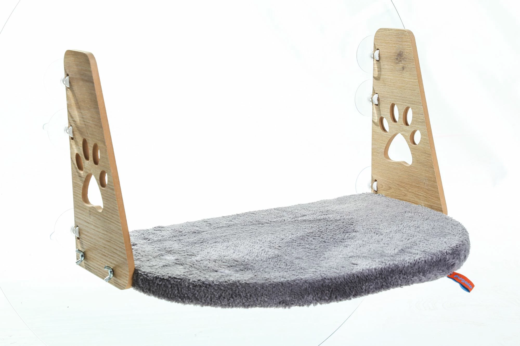 Shtrat për kafshë, montim në dritare, ngjyrë antracit, Paws & Whiskers