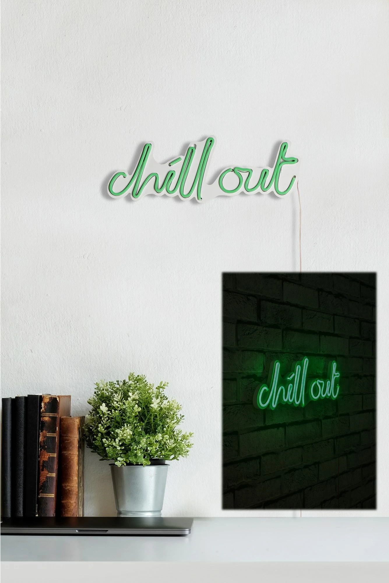 Dritë dekorative LED plastike, 'chill out', ngjyrë e gjelbër