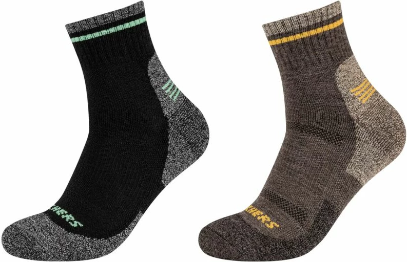 Çorape të shkurta për meshkuj Skechers, gri