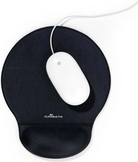 Mauspad Durable 5748-58 me xhel, mbështetje për kyç, charcoal
