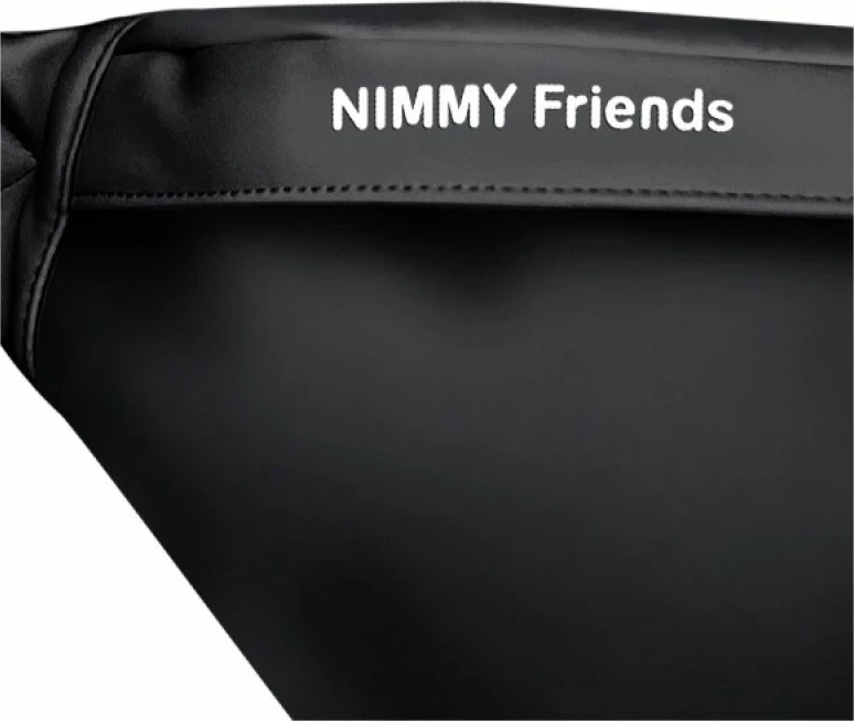 Çantë krahu Nimmy Crossbody Glasses Cool Dog, e zezë