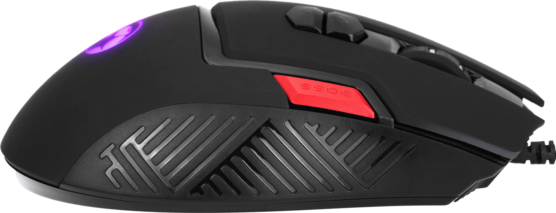 Set Maus + Mauspad Marvo M355+G1 7200 DPI USB, kuqe/zi, 2-në-1