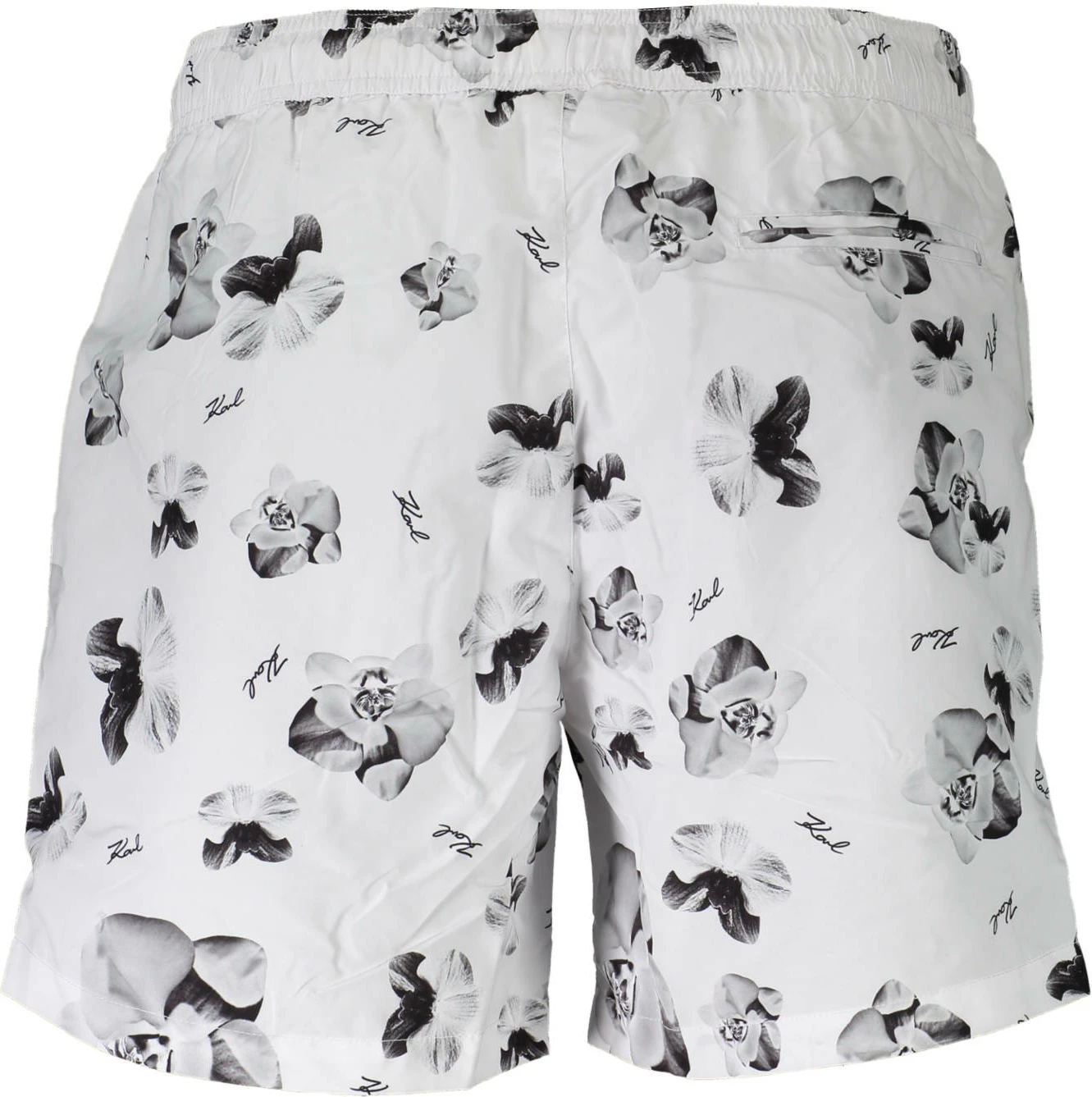 Të poshtme noti KARL LAGERFELD BEACHWEAR për meshkuj, të bardha