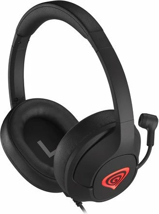 Kufje gaming Genesis Radon 800 7.1 me kabllo 3.5mm/USB me mikrofon të shkëputshëm LED e kuqe
