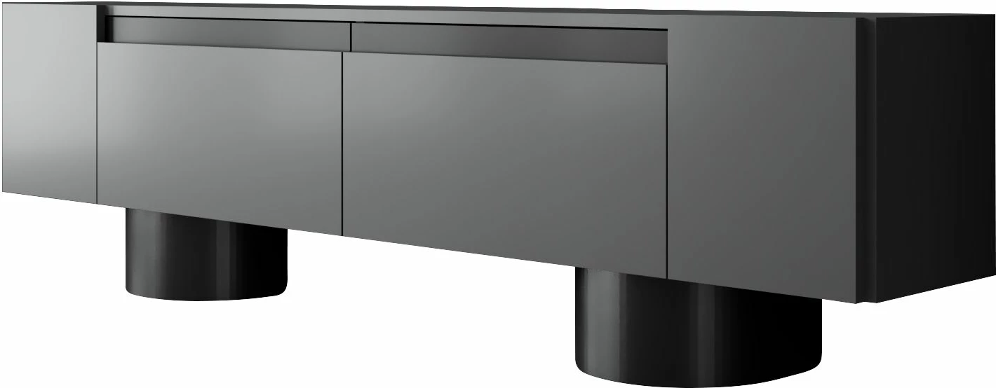 Komodë TV Hanah Home, bohem, antracit, e zezë
