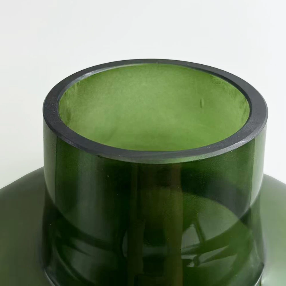 Vazo qelqi VIDRIO, ngjyrë e gjelbër, 25x25x38cm