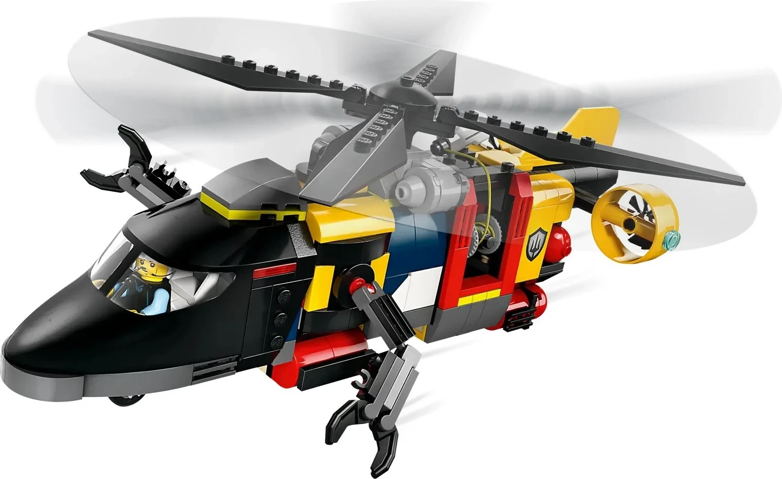 Set LEGO City 60462, Helikopter, Kamion Zjarrfikës dhe Nëndetëse