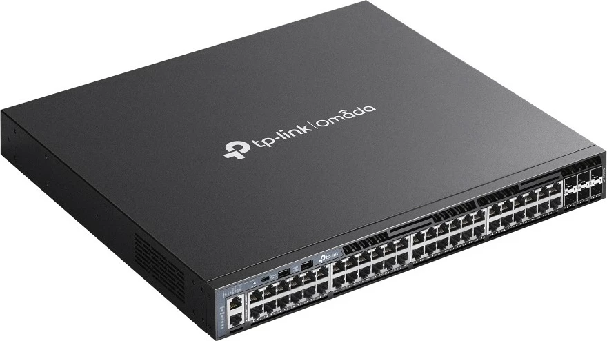 Switch TP-Link Omada SG6654X, 48-Porta, Gigabit, Stackable, L3, 10G SFP+, i menaxhuar