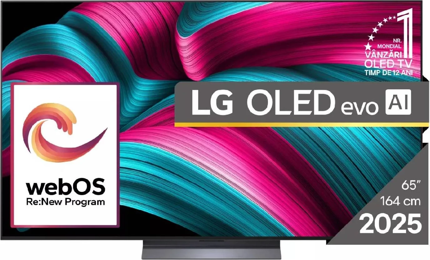 Televizor OLED LG OLED65C51LA 65\" 4K UHD Smart (webOS), 120Hz/144Hz VRR