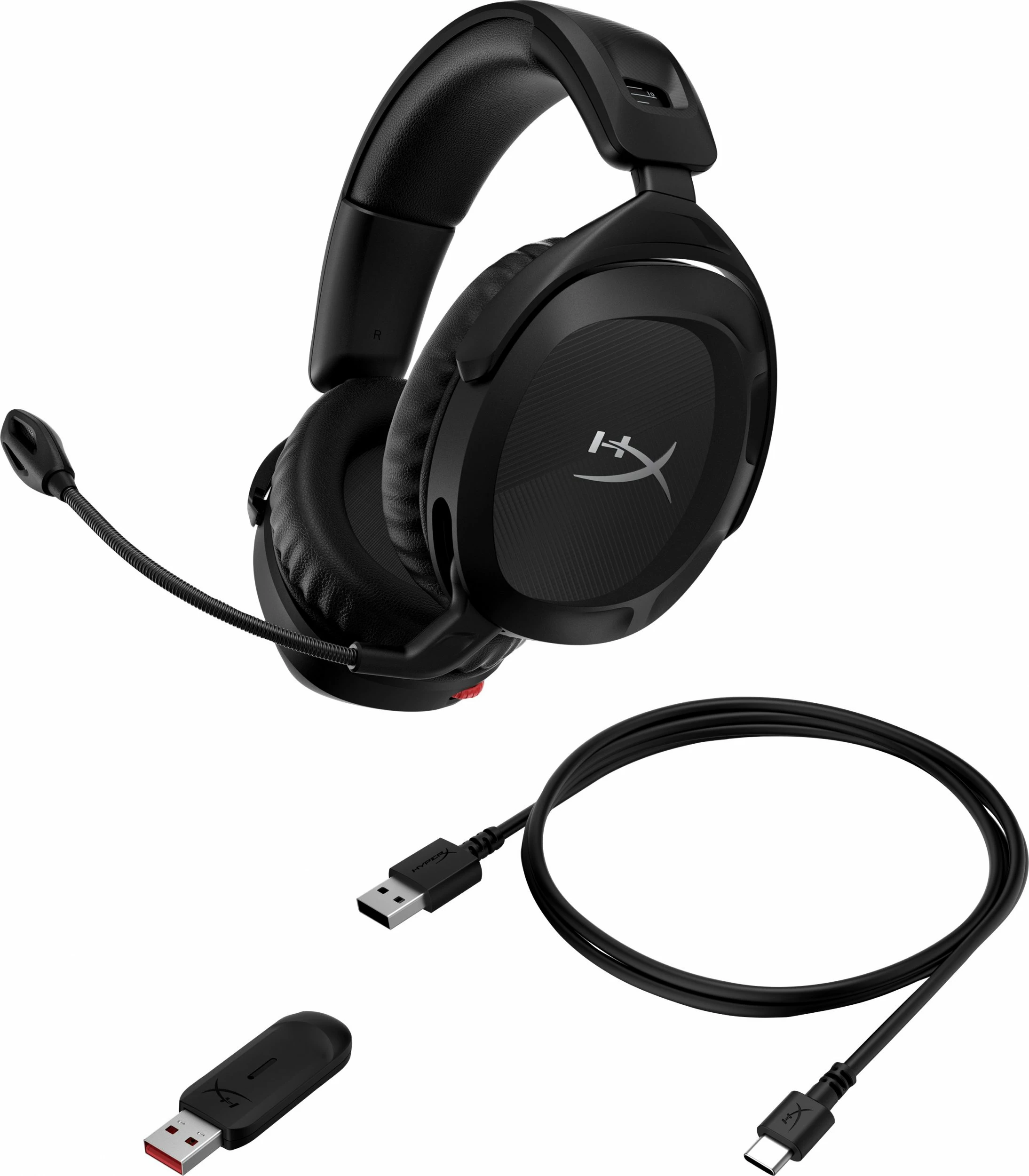 Kufje HyperX Cloud Stinger 2 Wireless, USB (2.4 GHz), 50 mm, me mikrofon, 676A2AA, të zeza