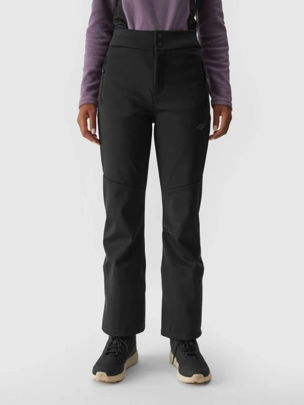 Pantallona ski për femra 4f, të zeza