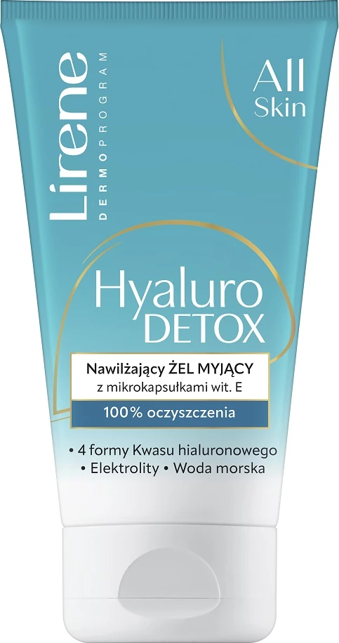 Xhel pastrues fytyre Lirene Hyaluro Detox për femra 150ml