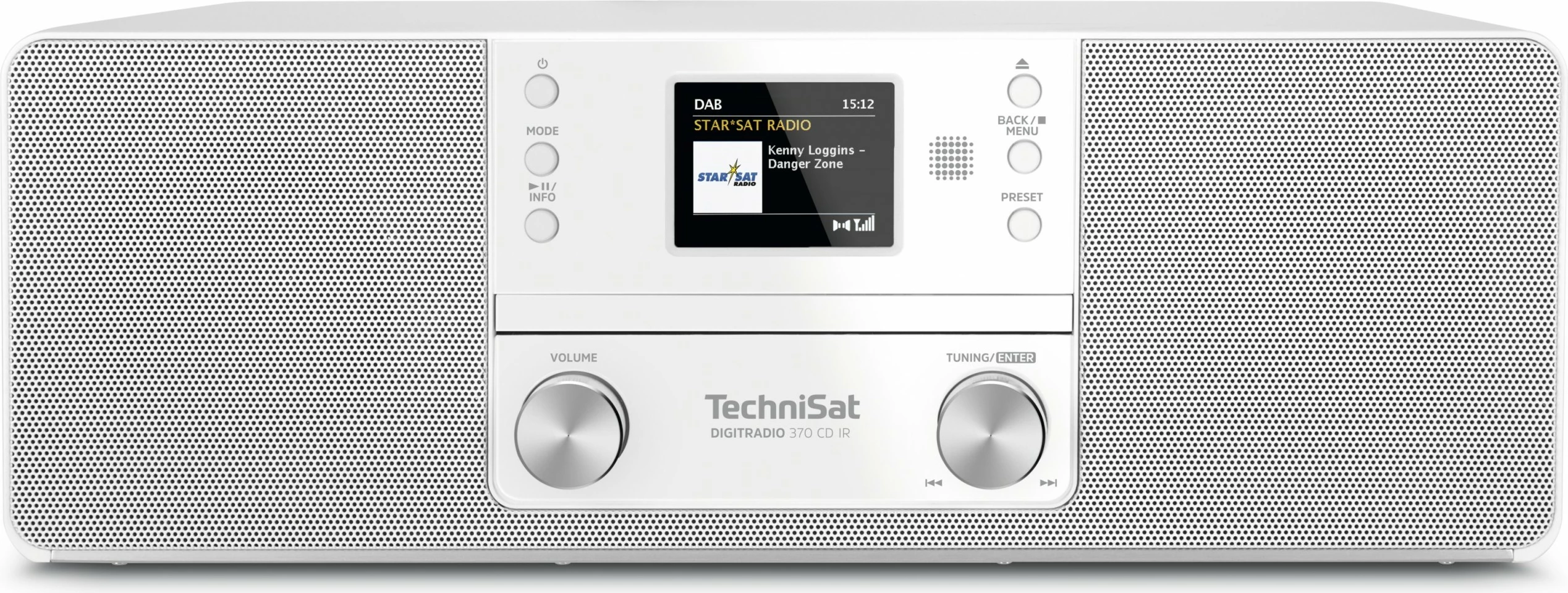 Radio TechniSat DigitRadio 370 CD IR, bardhë