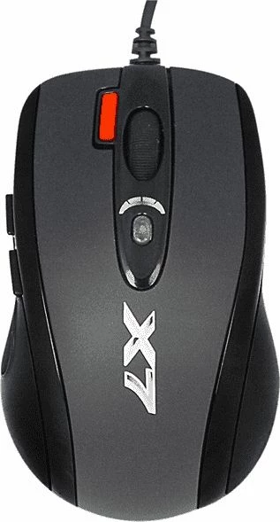 Maus gaming A4Tech EVO XGame X710 Extra Fire, 2000 DPI, 7 butona, USB kabllor 1.8 m, e zezë
