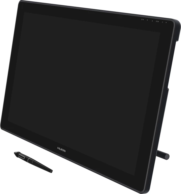 Tablet grafik Huion Kamvas 24 Plus GS2402, 23.8", QHD, stilolaps pa bateri, Gri e errët