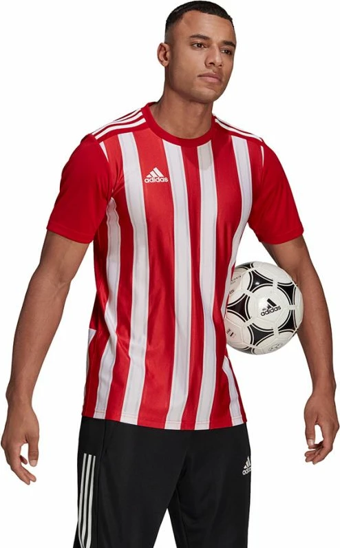 Fanellë futbolli për meshkuj adidas Striped 21, e kuqe [Madhësia: XXL]