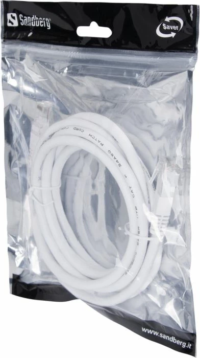 kabllo rrjeti Sandberg 306-95 UTP Cat6 3 m RJ45, e bardhë