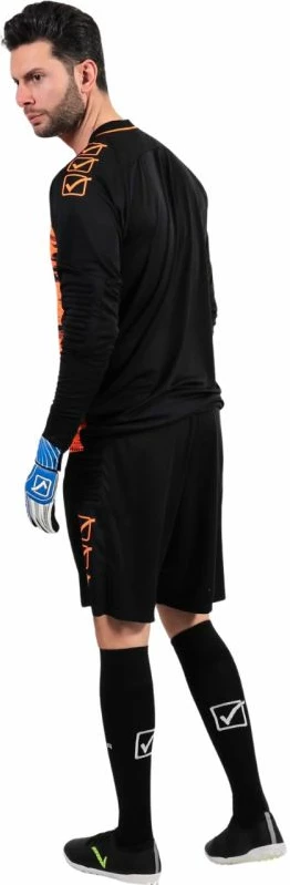 Set portieri Givova për meshkuj dhe fëmijë, e zezë dhe portokalli