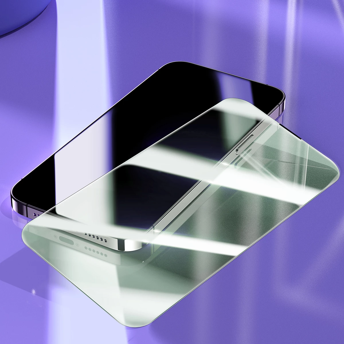 Mbështjellës xhami Baseus për iPhone 14 Pro, 0.3mm, me filtër kundër dritës blu, Transparent