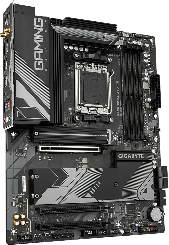 Pllakë amë Gigabyte B650 GAMING X AX V2, Socket AM5, ATX, 4x DDR5, Wi-Fi 6E, E zezë
