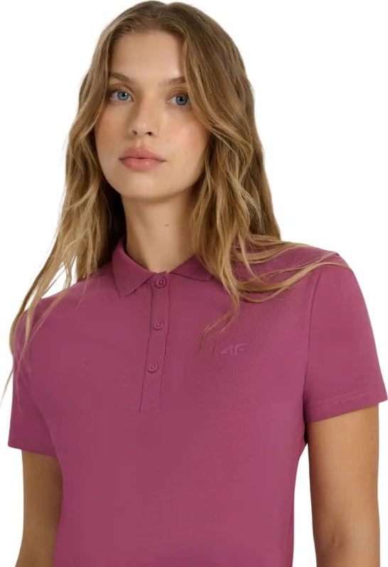 Maicë polo për femra 4F, burgundy