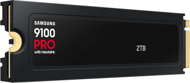 SSD NVMe M.2 Samsung 9100 PRO MZ-VAP2T0CW 2TB PCIe 5.0 x4 me heatsink, e zezë