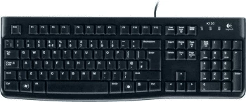 Tastierë, Logitech, K120 920-002489, layout gjerman (GER), me numpad, e zezë